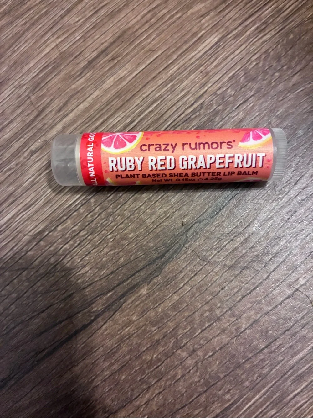 Crazy Rumors Ruby Red Grapefruit Lip Balm